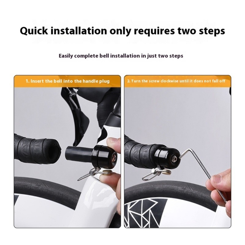 Bicycles Handlebars Plug Horn Space Saving Bicycles Handlebar Bells Enduring