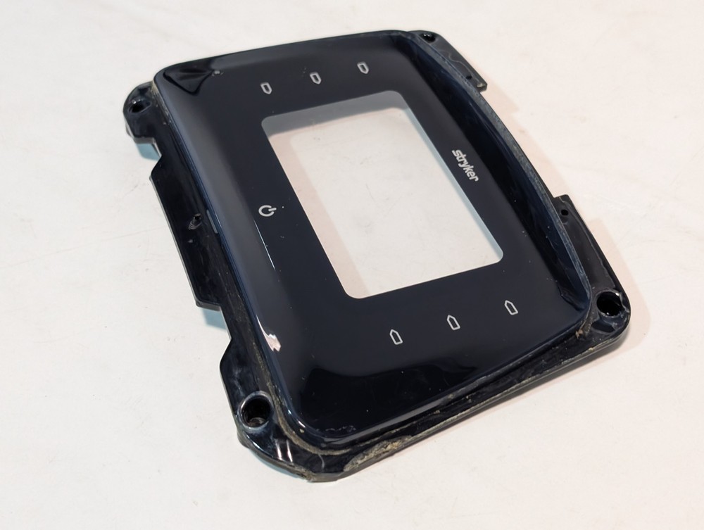 Stryker unknown device model touchscreen bezel front panel cover component black