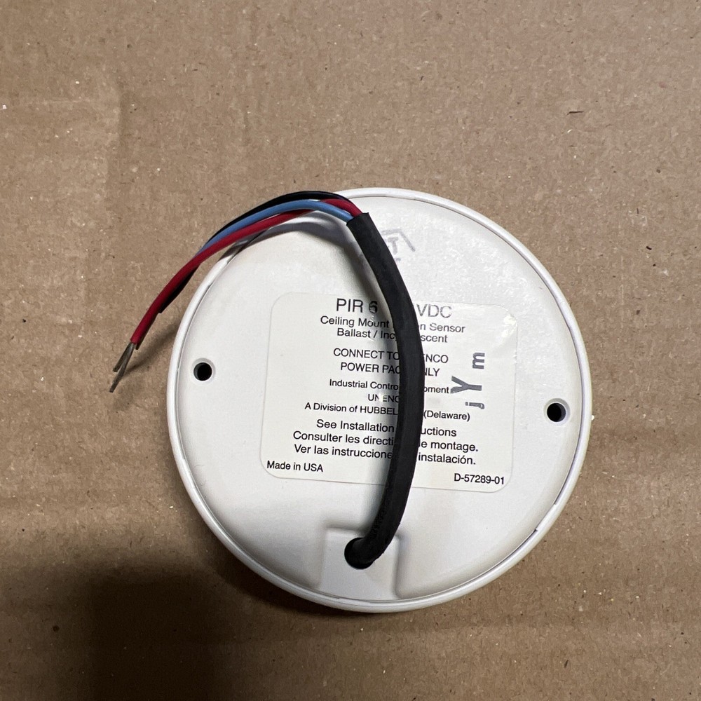 PIR -6 Ceiling Mount motion Sensor 24 VDC