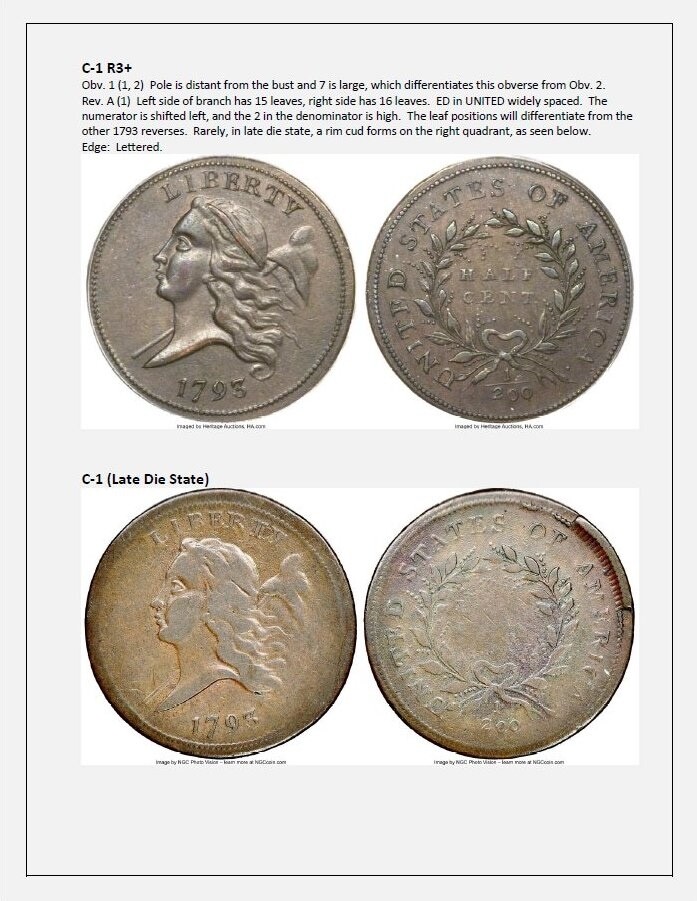 U.S. Half Cents 1793-1857 Variety Identification Guide, by Robert Powers