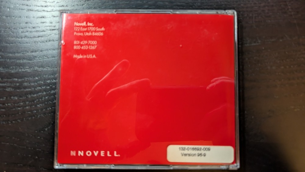 Novell Network Support Encyclopedia 2 CD's