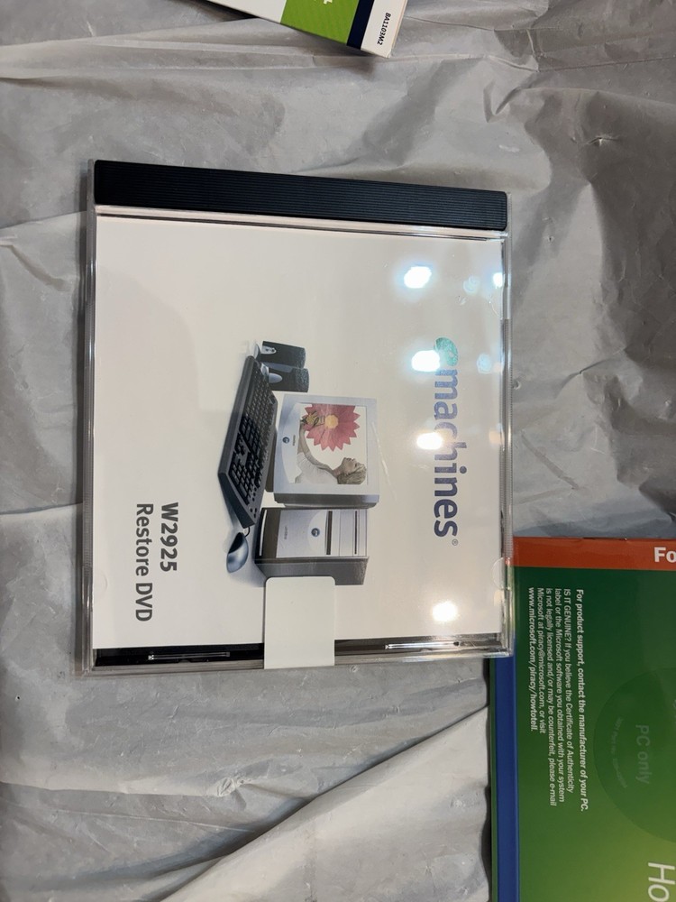 Microsoft Windows XP Home Edition Version 2002 emachines PC NEW SEALED AOL 9.0