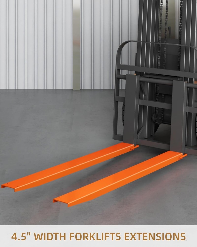 2Pack 96" Pallet Fork Extension 4.5" Width Forks Extensions for Forklift Truck