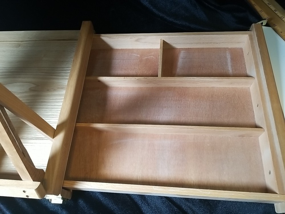 Beech Wood Folding Paint Sketch Box Table Easel with Drawer