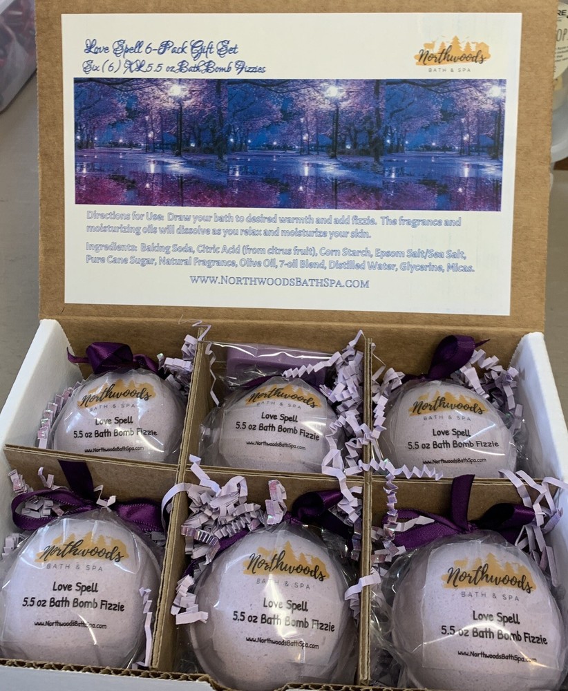 Love Spell 6-pack Bath Bomb Gift Set