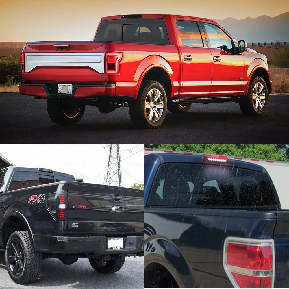 3rd Third Brake Light LED Smoke Rear Reverse Cargo Lamp For 2009-2014 Ford F-150