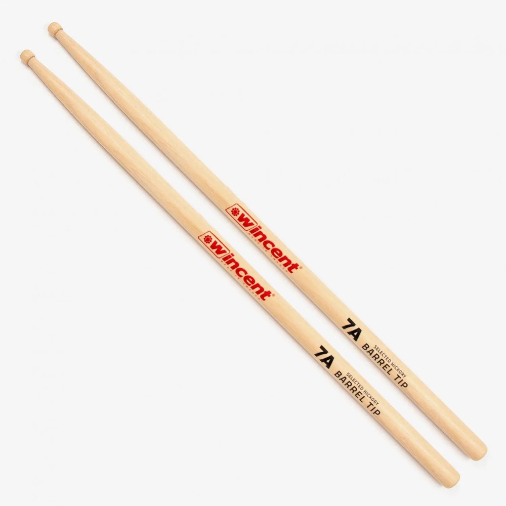 Wincent - W5BBT - 5B Barrel Tip Hickory Drumsticks