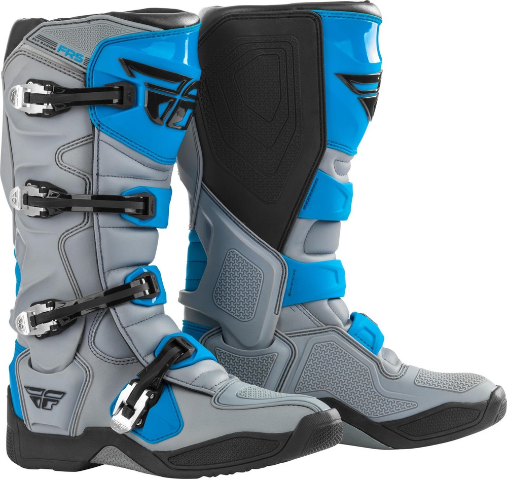 Fly FR5 Boots Grey/Blue Size 7 364-71107