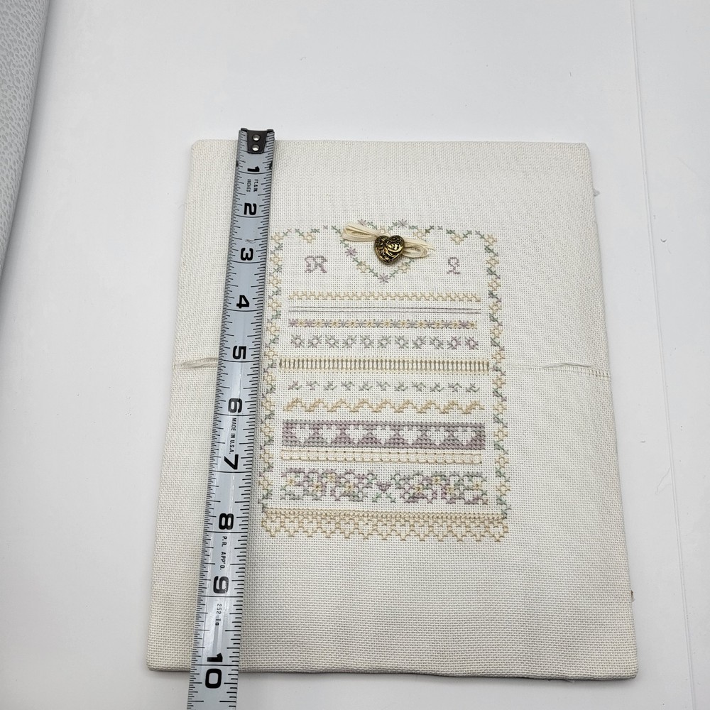 Lovely Vintage Cross stitch Sampler completed decor