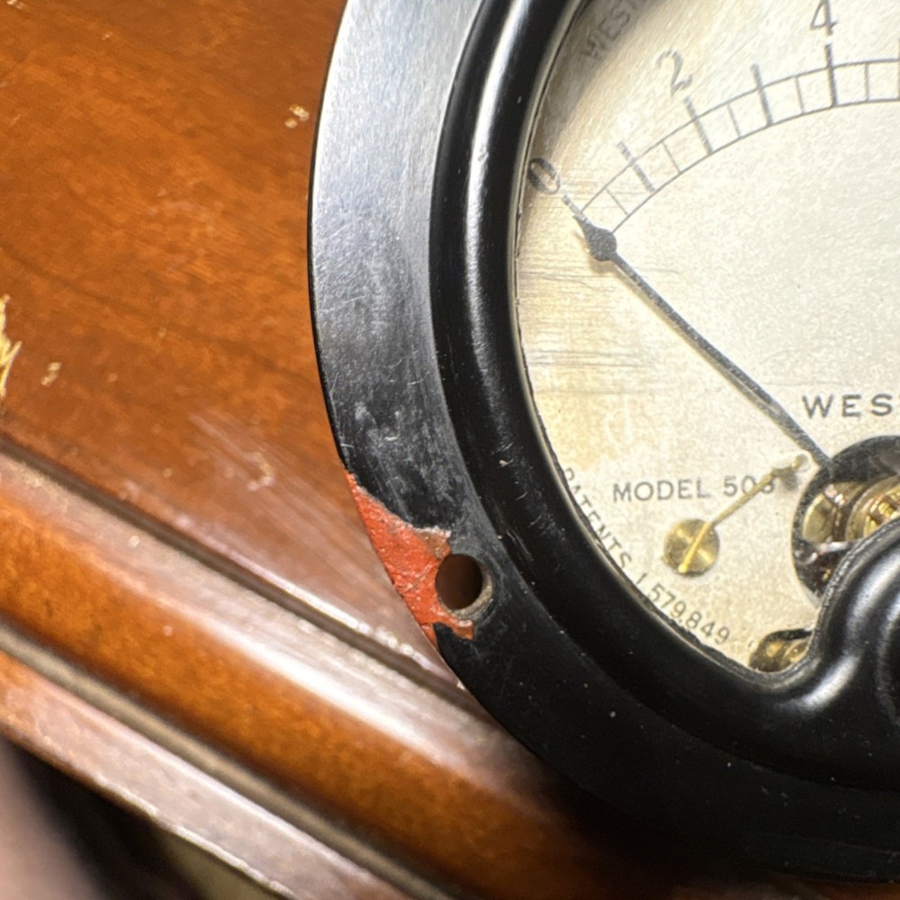 WORKING Weston Model 508 DC Analog Voltmeter 0-10V Panel Meter