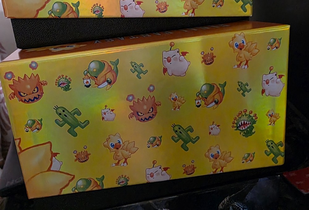 Empty MTG Final Fantasy Chocobo Bundle OR Gift Bundle Boxes + Counter/Dice