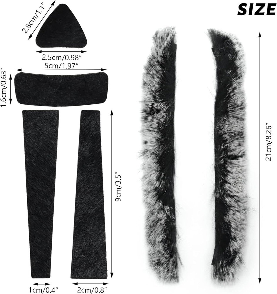 Archery Bow String Silencers Set Leather Arrow Rest Plate Adhesive Bow Silencer