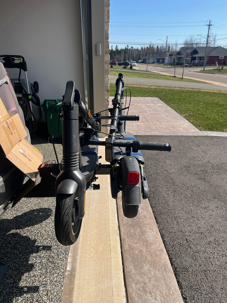 Hitch Mounted Double Electric Kick Scooter Carrier