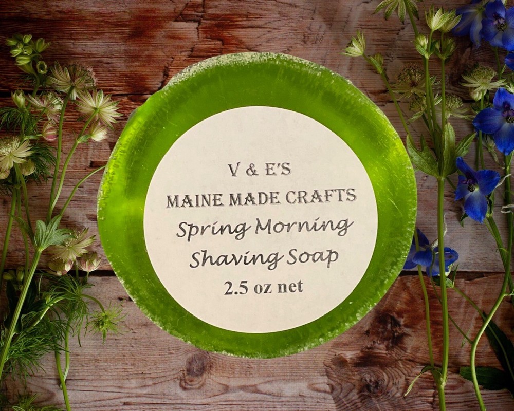 Glycerin Shaving Soap - Spring Morning
