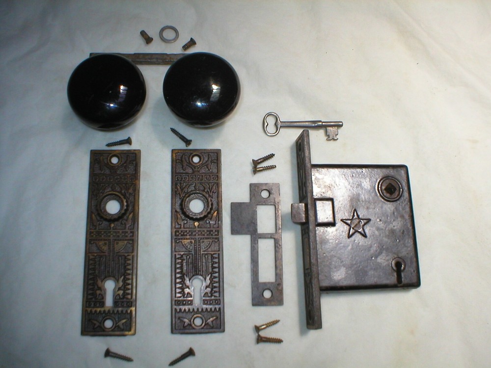 Antique Victorian Era Door Hardware