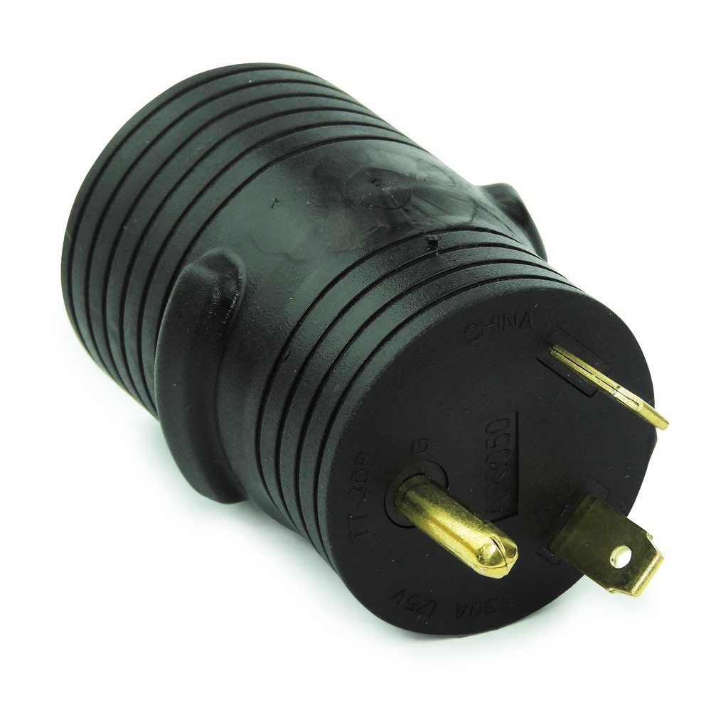 RV Electrical Adapter 50 Amp Female to 30 Amp Male 50A Female to 30A Male Round