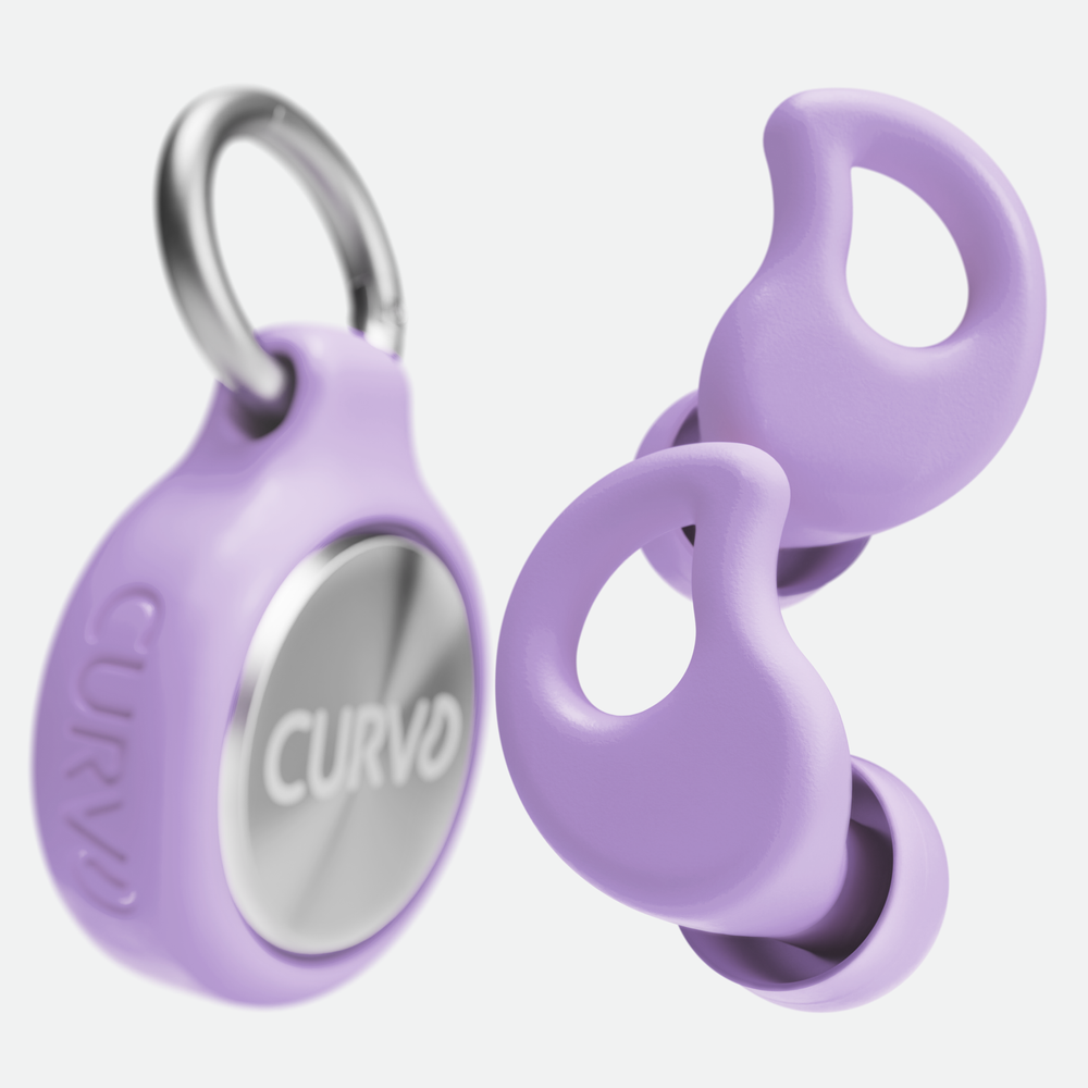 CURVD Everyday™ Earplugs + Case Clip