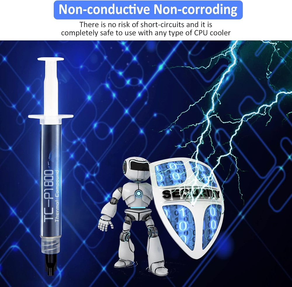 3G Thermal Paste (18W/M·K) - High-Performance CPU/GPU Thermal Grease Compound fo