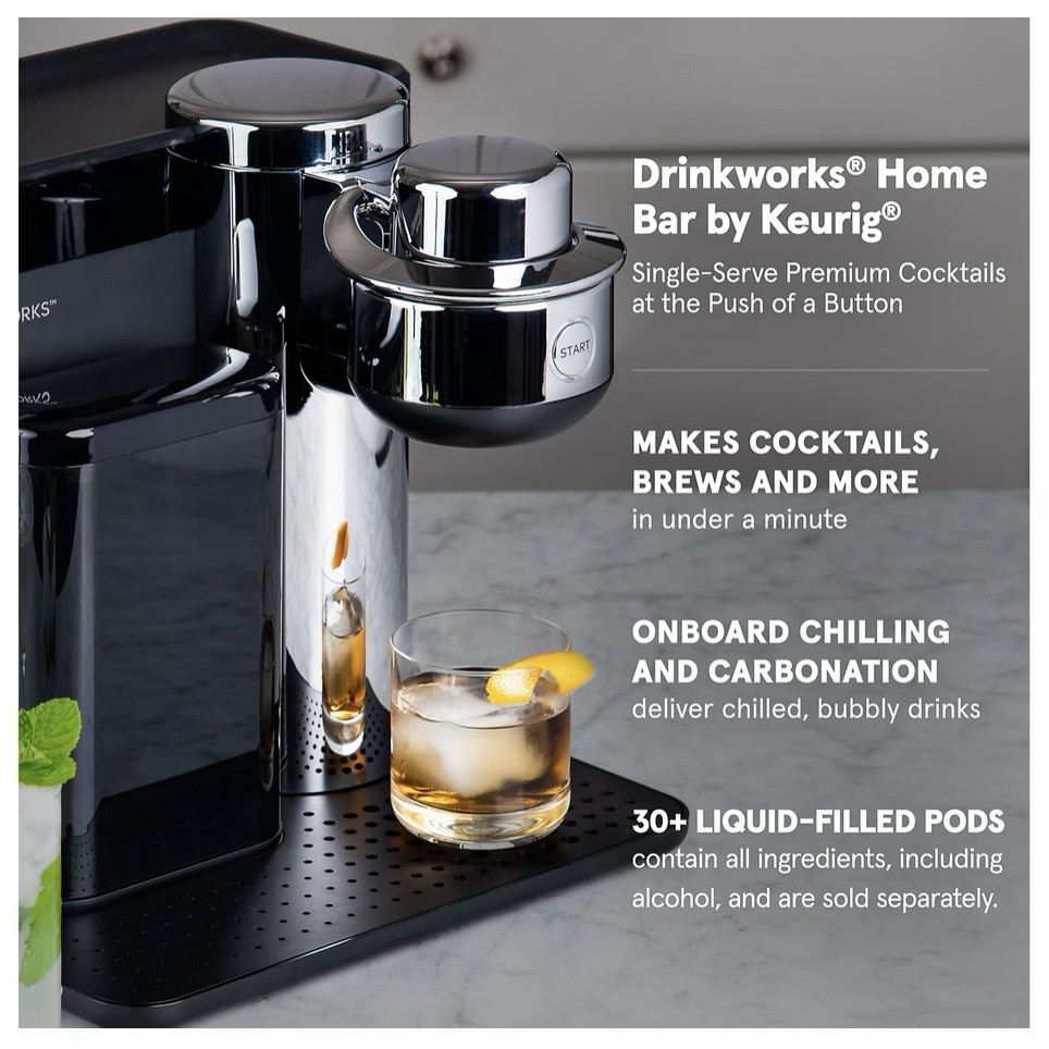 Keurig Drinkworks Home Bar Drinkmaker - Black