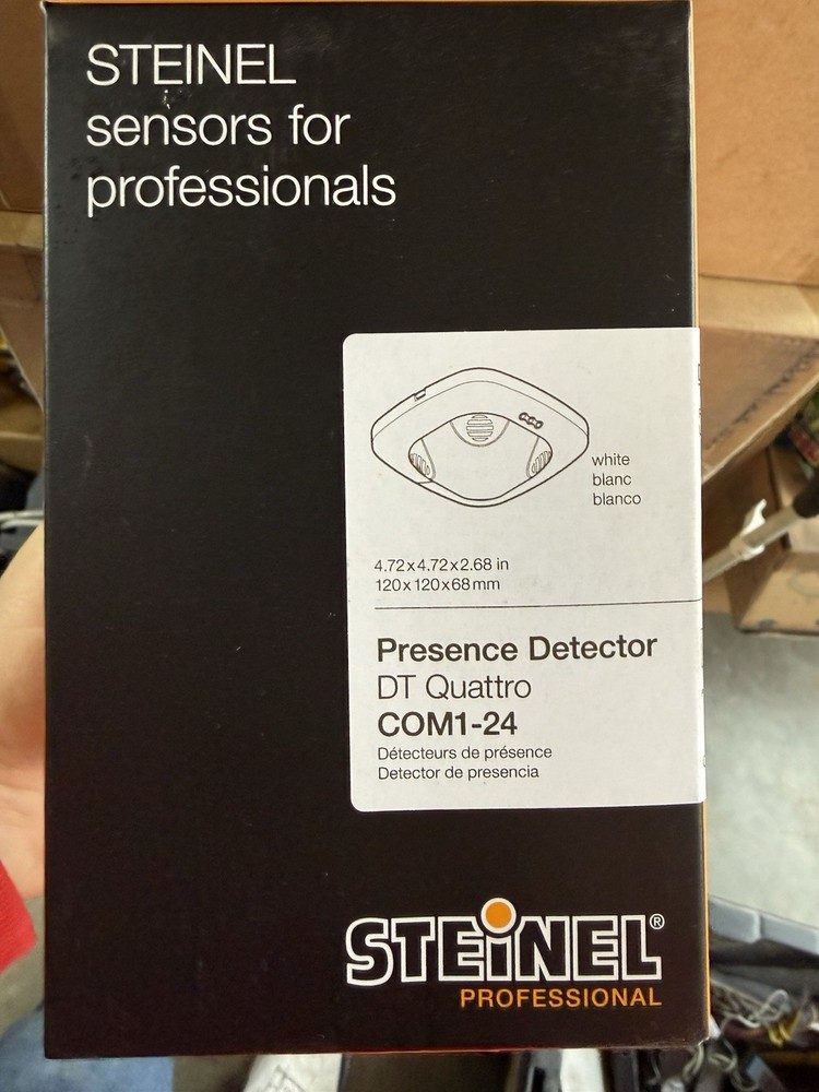 Steinel COM1-24 Presence Control Pro SENSOR Occupancy Sensor DT Quattro