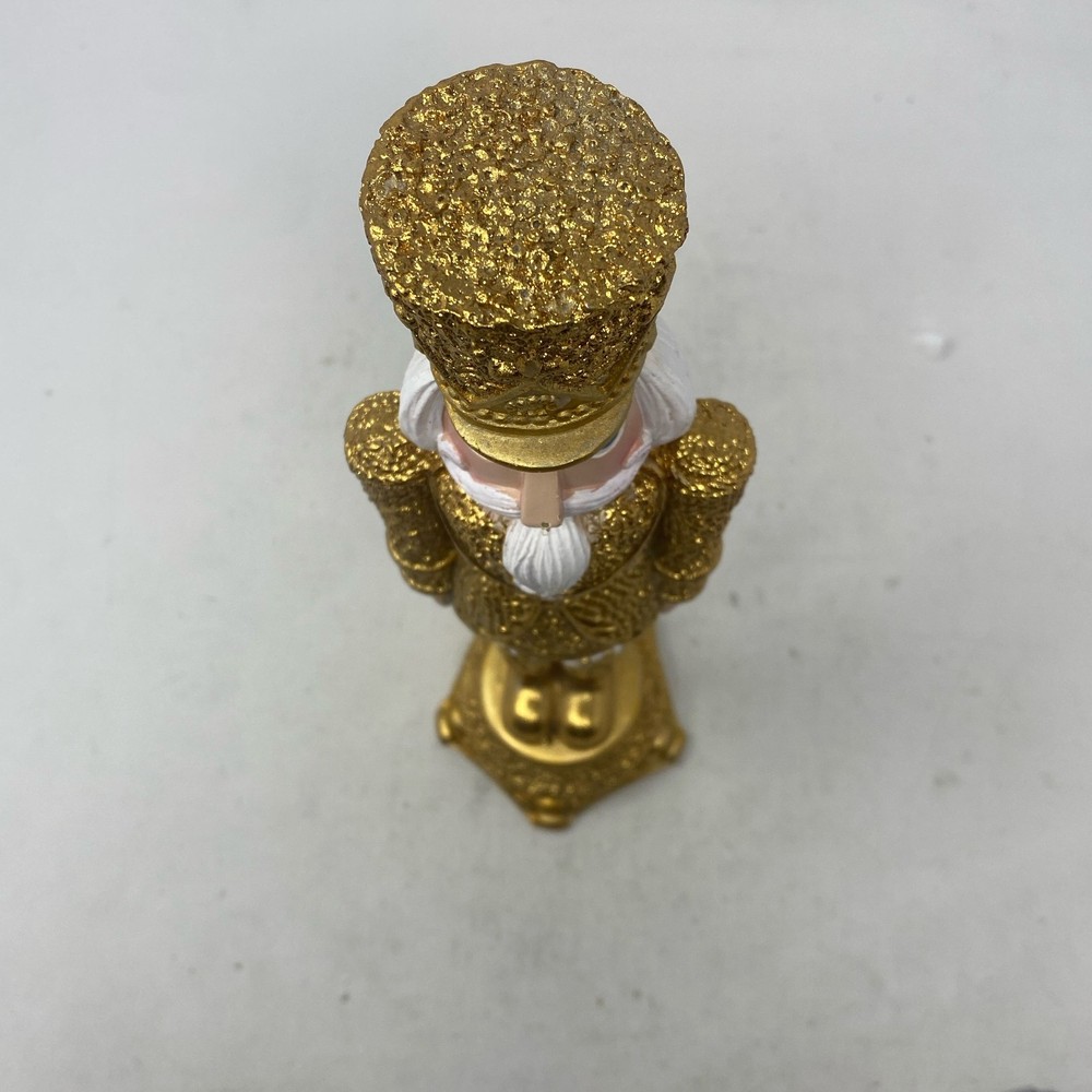 Regency International 13" Diamond Opulent Nutcracker, Gold/Ivory
