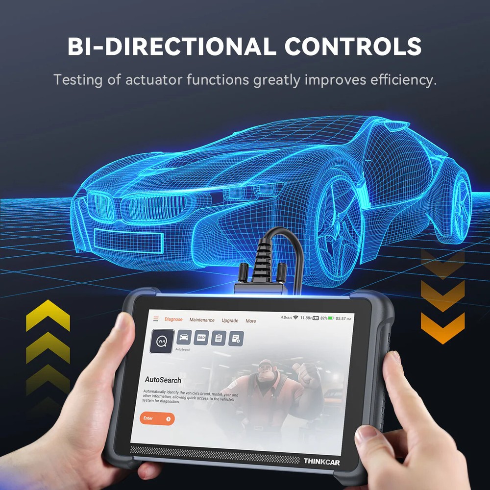 THINKSCAN 689 Auto Full System Diagnositc Scan Tool 34+ Service E/CU Coding DOIP