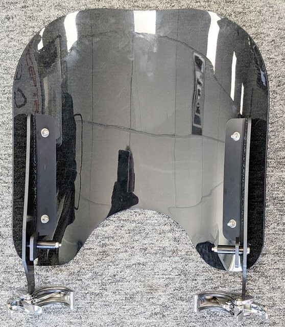 Calsci 12" Tinted Windshield for Harley Softail Standard FXST