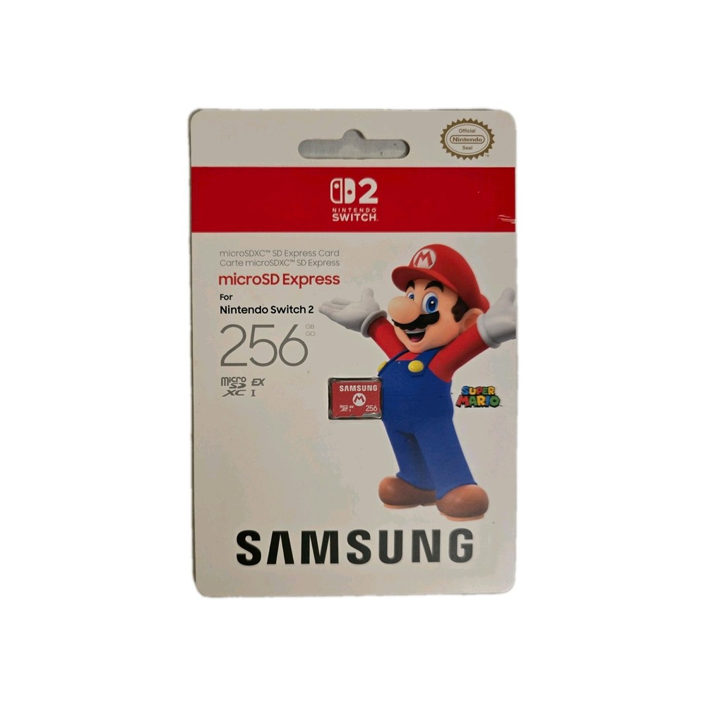 Samsung MicroSD Express 256gb, Mario Nintendo