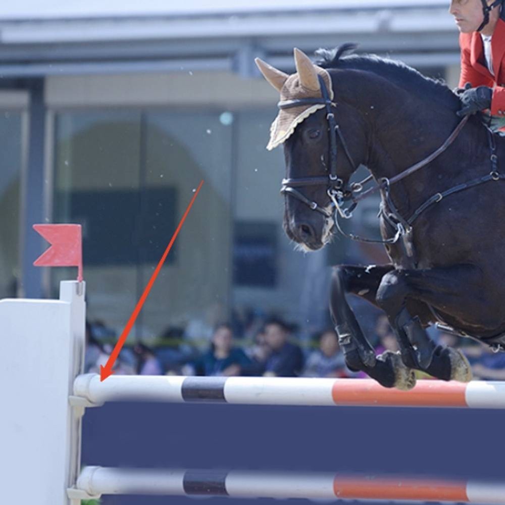 Jump Cup Holder for Equestrian Obstacles with Automatic Release Feature