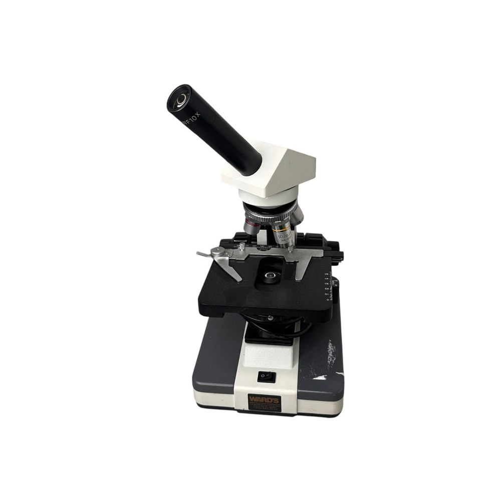 Ward’s Compound Student Microscope 4 Objectives Monocular 10X WF Eyepiece