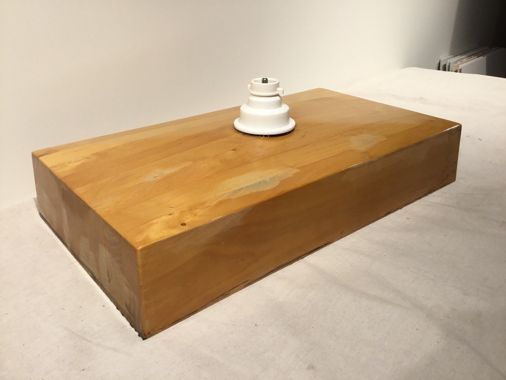 Wooden utility sink mold