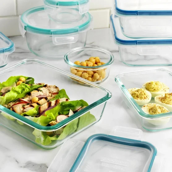 Snapware Pyrex 18-Piece Glass Food Storage Set