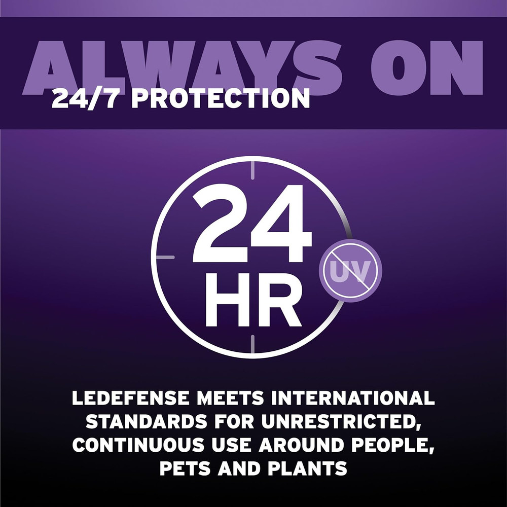 Ledefense Garbage Disposal Flange, Antimicrobial LED Accessory for Garbage Disp