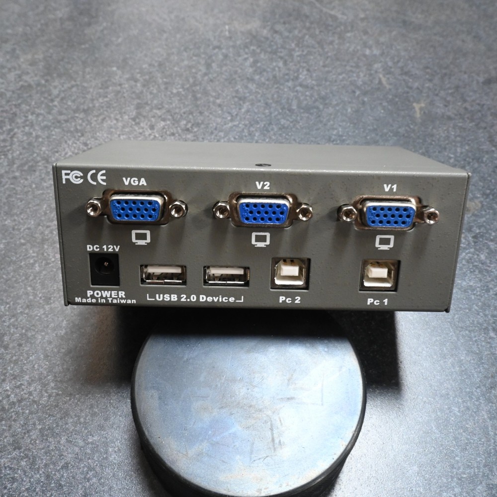 Top View KVM USB 2.0 Switch FREE SHIPPING