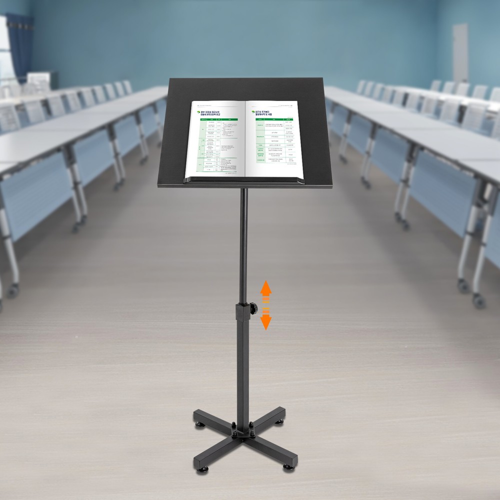 Podium Lectern Presentation Height Adjustable Laptop Table Stand Tilting Desktop