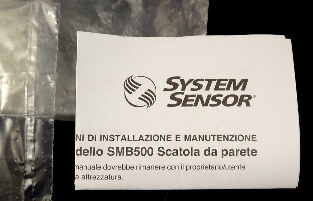 Honeywell System Sensor SMB-500 Surface Mount Box, NEW