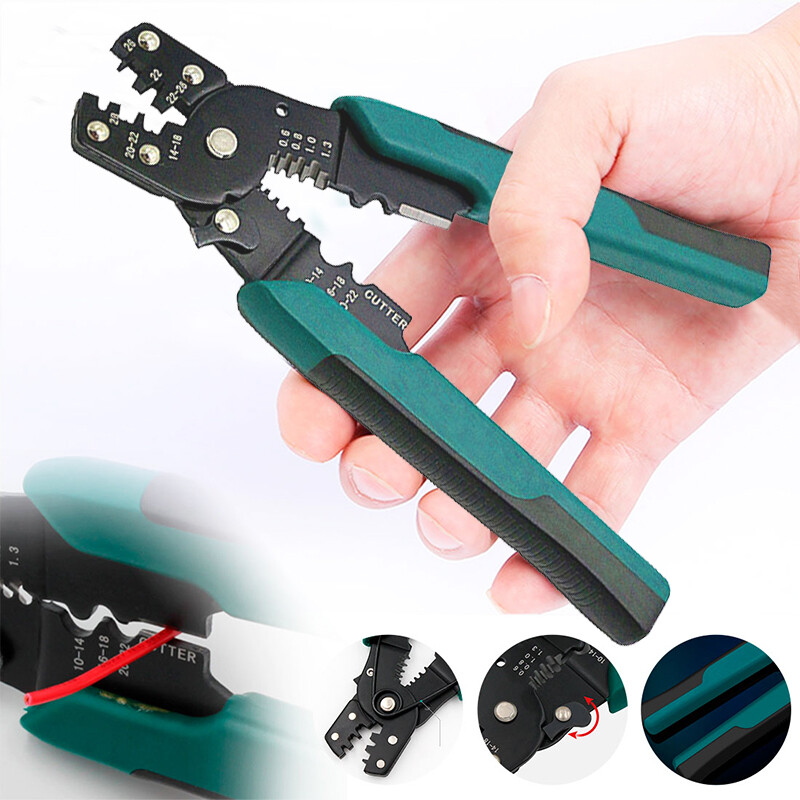 Professional Crimping tool / Multi-Tool Wire Stripper Cutter Cable Crimper Plier