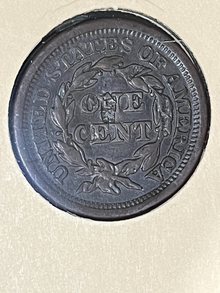 1857 Large Cent - Large Date