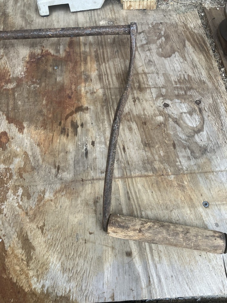 Vintage Handle Auger Bit, 2” Hole