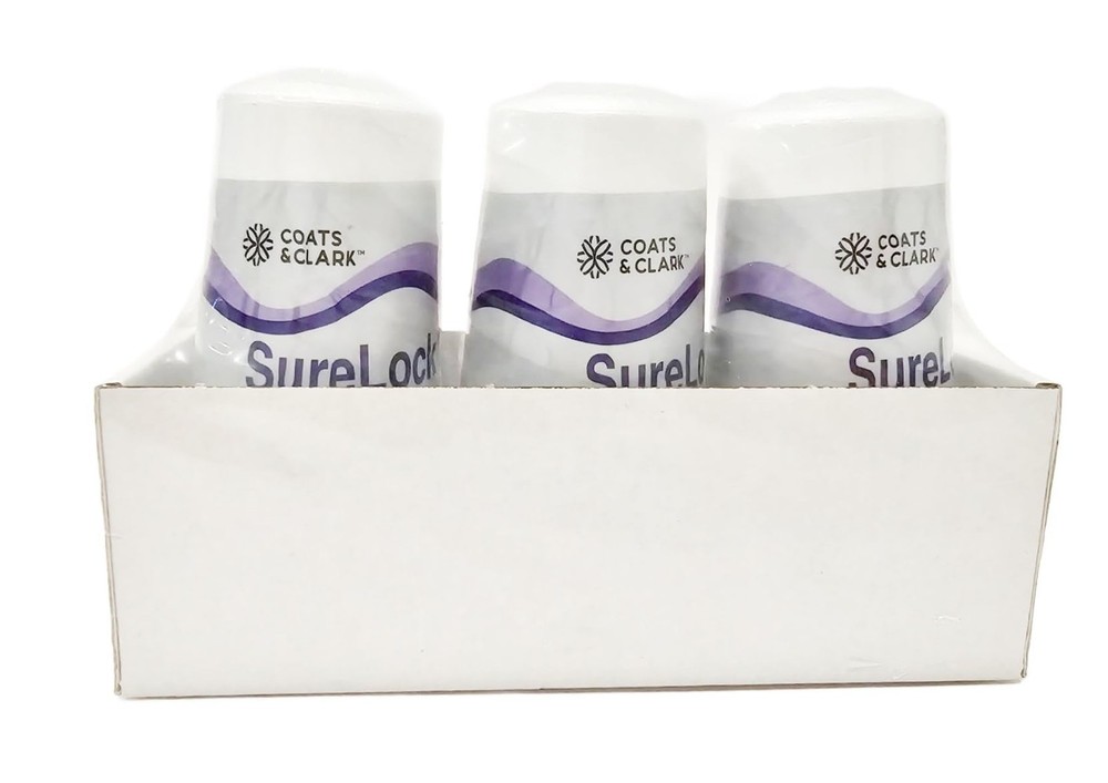 Coats & Clark - SureLock Serging Thread - 3 Pack (White)