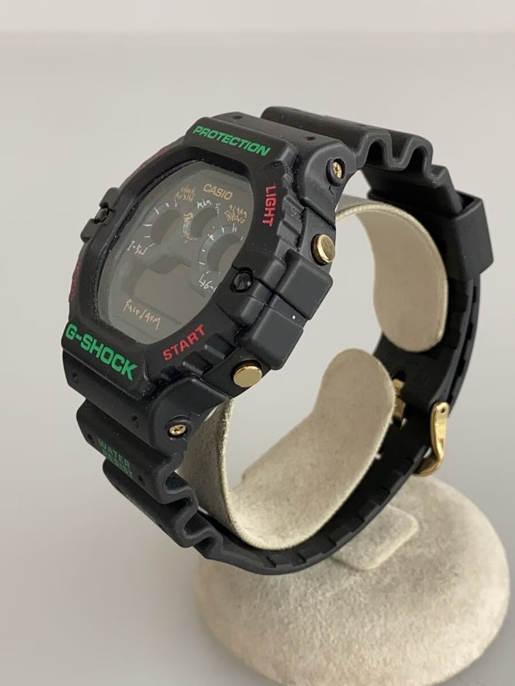 CASIO quartz watch digital rubber BLK DW 5900FA