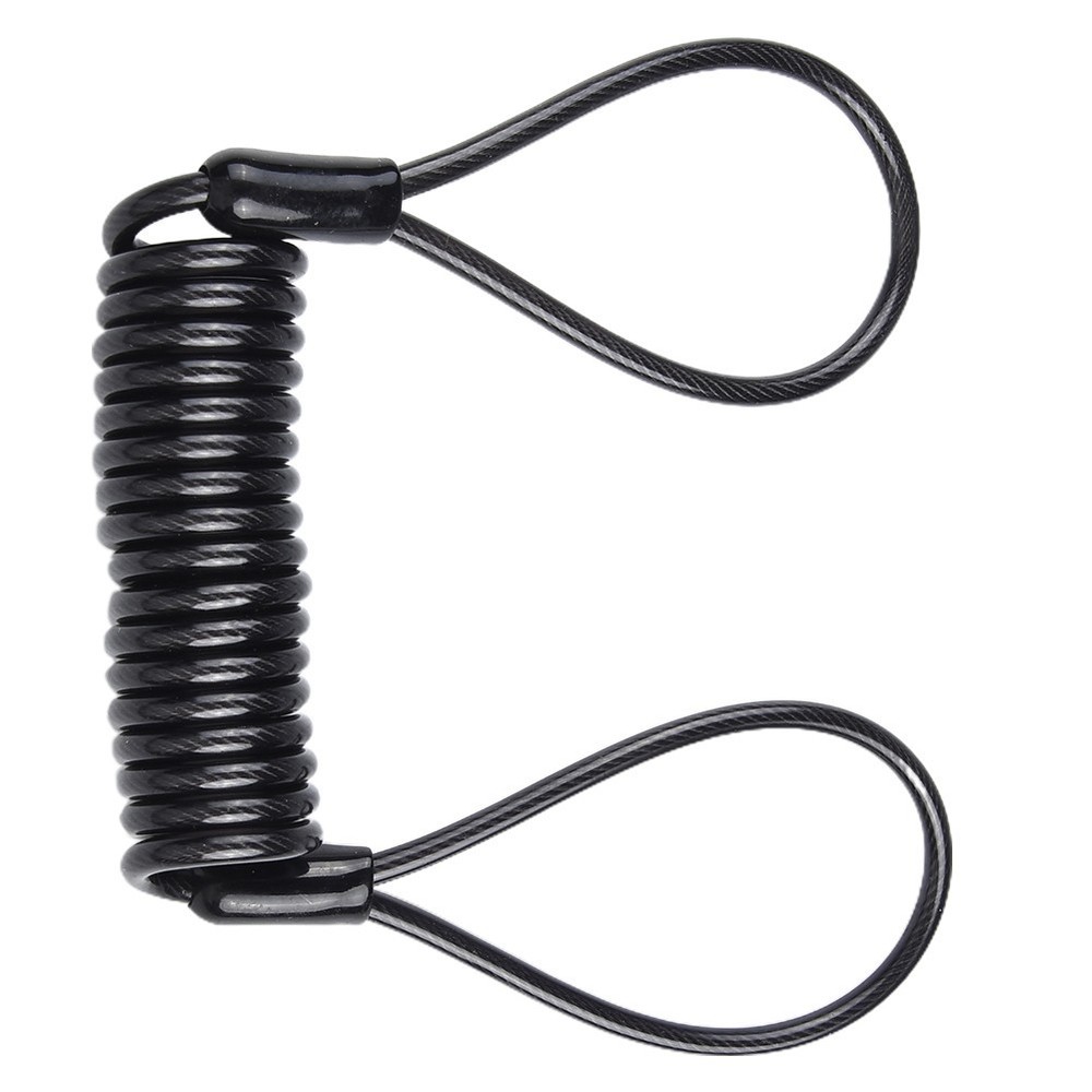 Cable Disc Lock Reminder 1pc 4mm Approx. 120cm Plastic Scooter Security