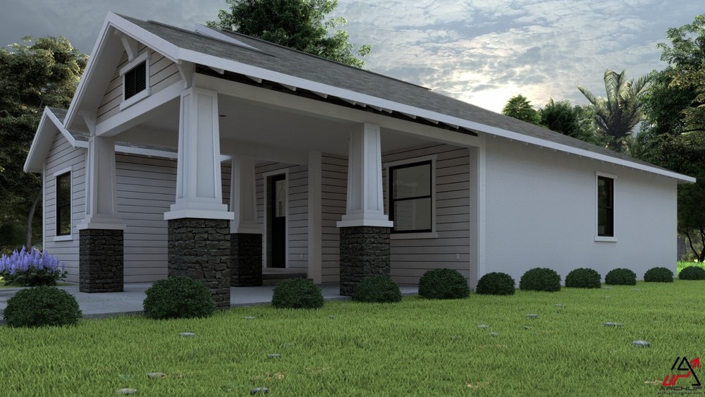 BLUEPRINTS TRADITIONAL HOUSE PLAN ARCHUP #122