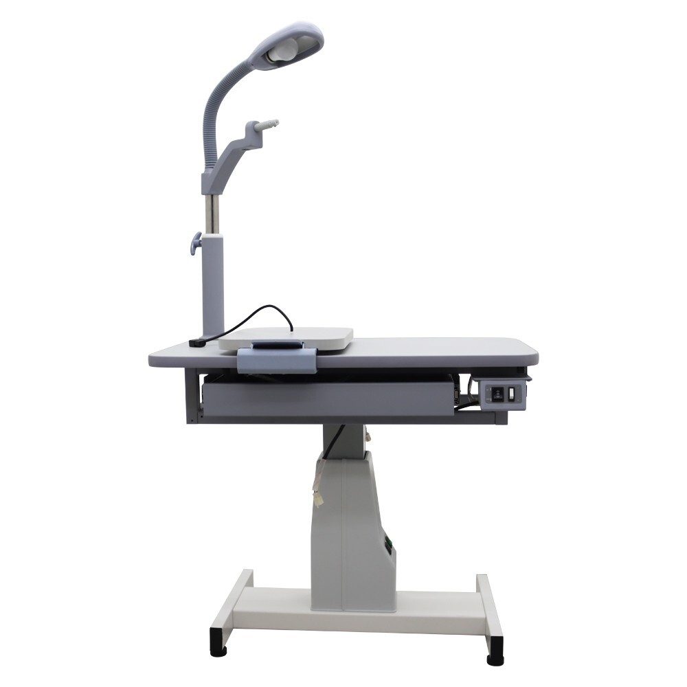 110V Optometry Ophthalmic Eyeglass Test Stand Combined Table Adjustable Height