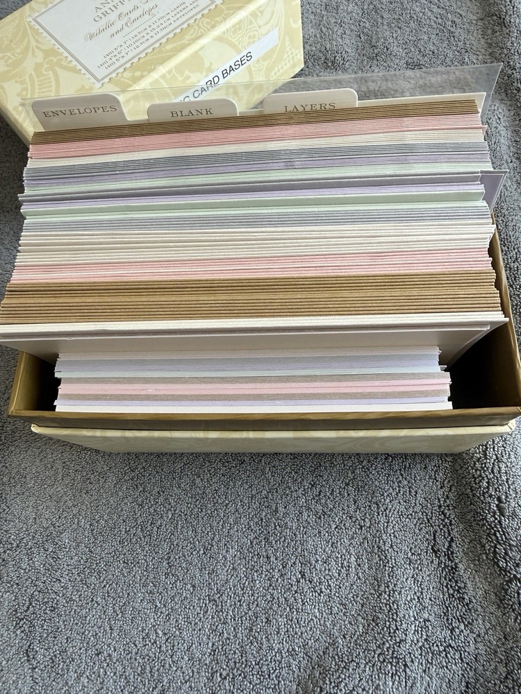 Anna Griffin Metallic Card Layers And Envelopes.