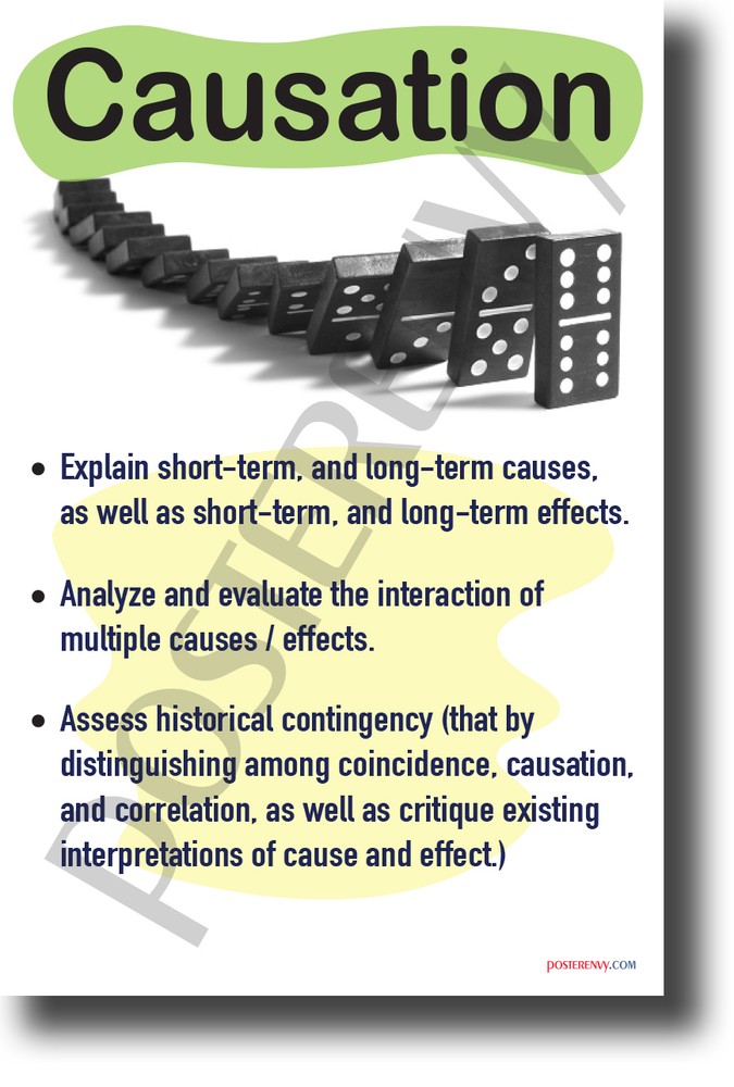 Causation- NEW Reading and Writing Poster