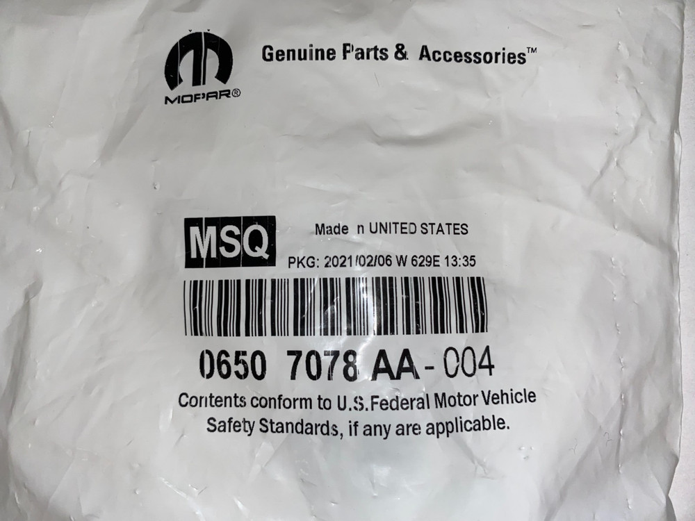 Mopar 6507078AA Transmission Support Nut