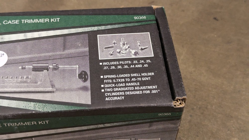 REdding shell case trimmer in RCBS packaging