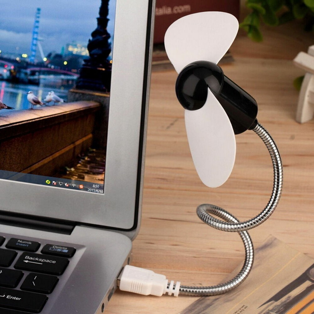 Mini Flexible USB Powered Cooling Cooler Fan For Laptop PC Computer Notebook Mac