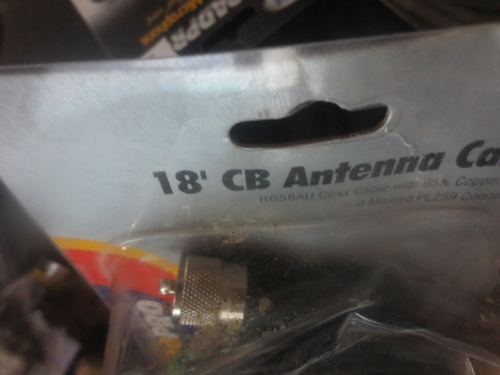 Vintage Roadpro 18' CB Antenna Cable model RP-18CC
